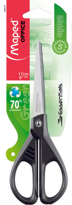 Tijera Oficina Essentials Green 17CM Simétrica Try Me