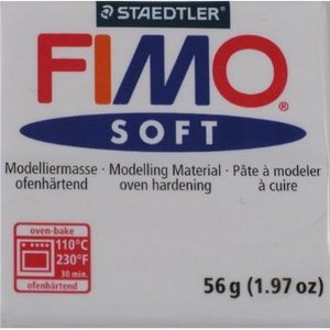 Fimo Soft Blanco 57g ( 6 Unidades)