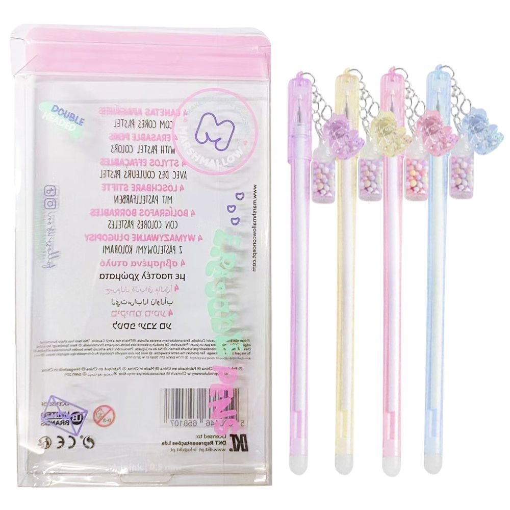 SET 4 BOLIGRAFOS BORRABLES COLORS