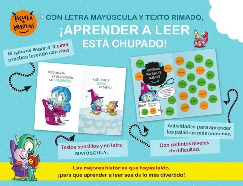 Aprende A Leer Escuela De Monstruos - La Mascota Más Grandota - Vol.1