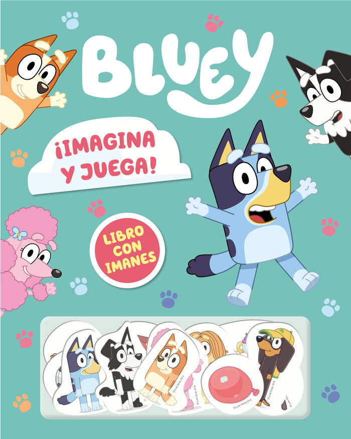Bluey Imagina y Juega (Libro con imanes) - BLUEY