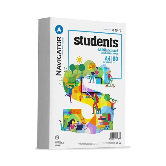 Papel Multifunción Navigator Students A4 80gr 500H ( 5 Unidsades)