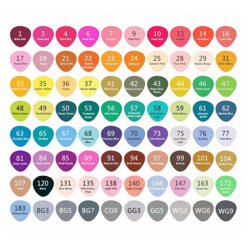 Rotulador doble punta 80 colores Gama Artist Luxury