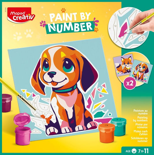 Pintar por Números – Perro/Zorro