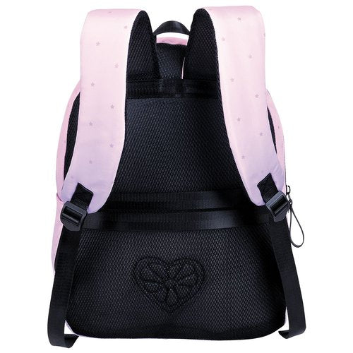 MOCHILA CON BOLSILLO FRONTAL FLEX ROSA