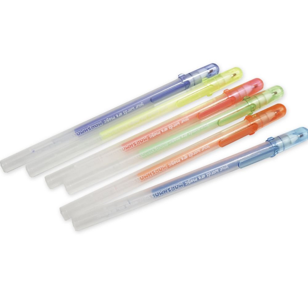 SET 6 BOLIGRAFOS COLORES 3D JELLY HIGHLIGHTERS