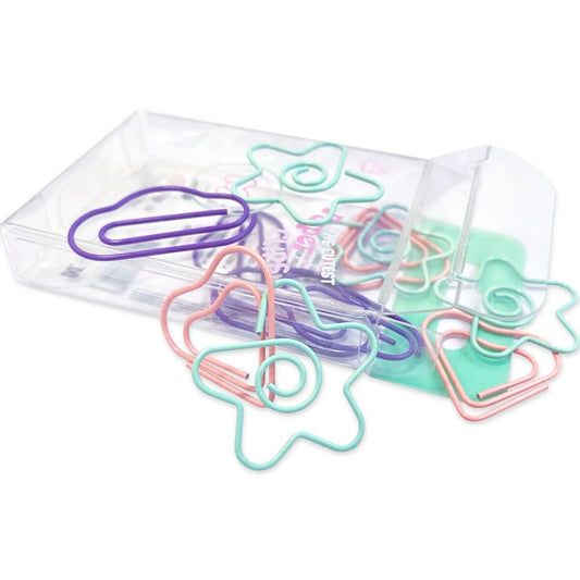 SET METALLIC PAPER CLIPS