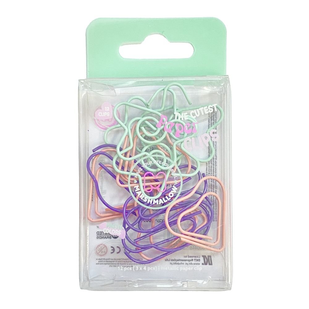 SET METALLIC PAPER CLIPS