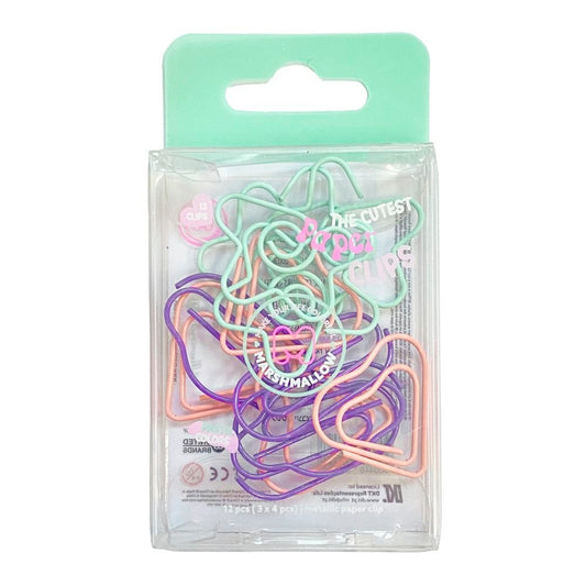 SET METALLIC PAPER CLIPS