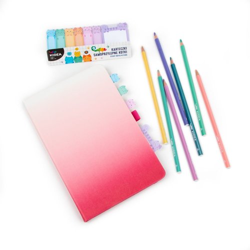 Set de Notas Adhesivas Gatitos Colores Pastel (24 Unidades)