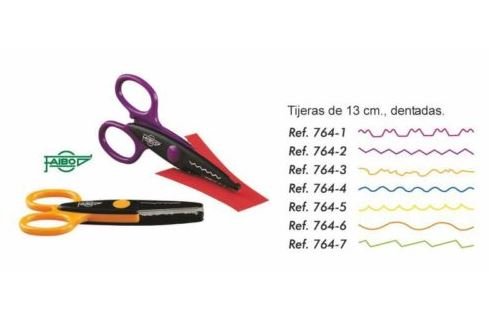 Tijera Dentada Blister-2 13Cm (10 Unidades)