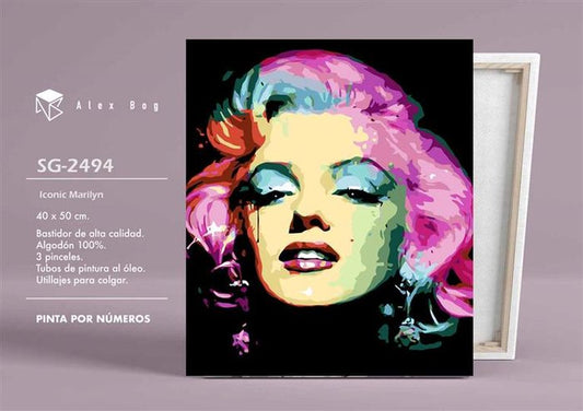 Pintar por Números ICONIC – Marilyn