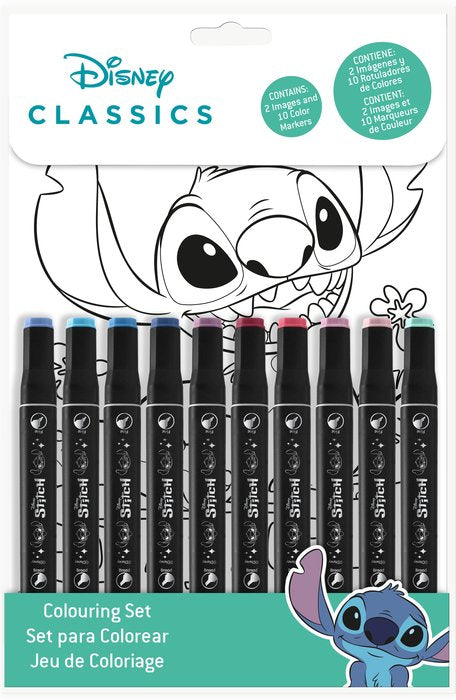 Pinta Con Números Stitch Disney