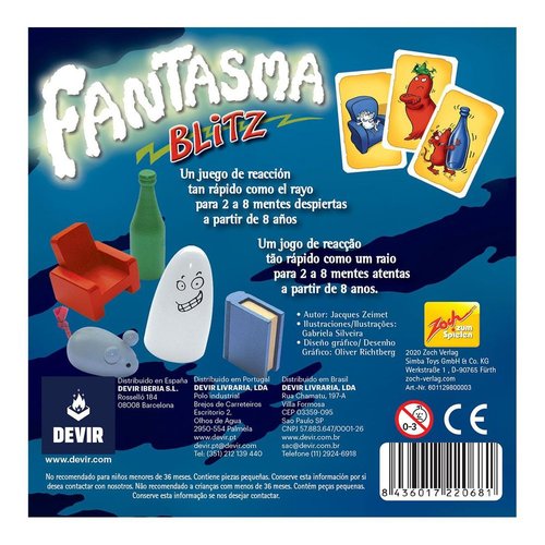 JUEGO DE MESA FANTASMA BLITZ