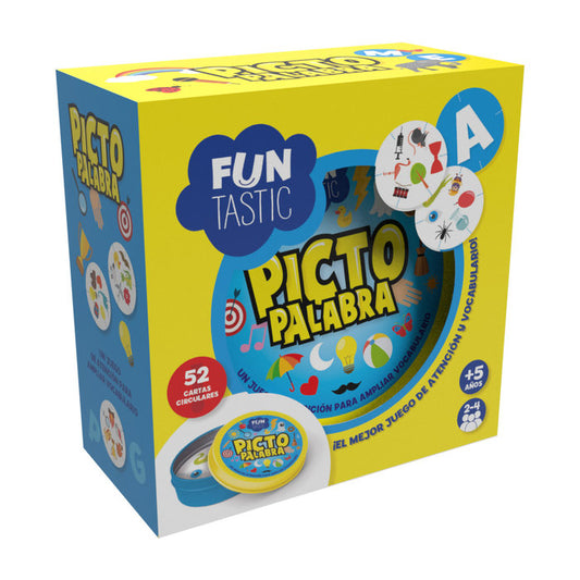 Cartas Redondas FunTastic -Picto Palabra Con Caja