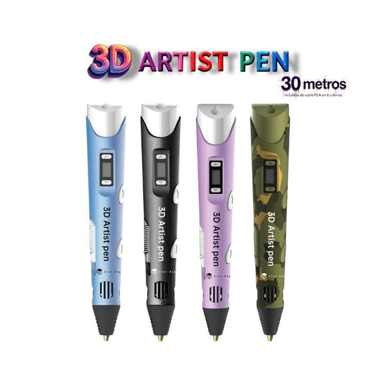 Bolígrafo 3D Artistico 6 Colores en Uno - Roymart
