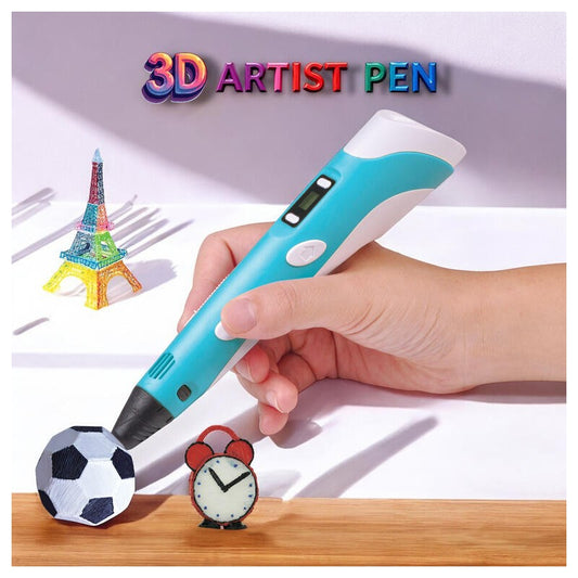 Bolígrafo 3D Artistico 6 Colores en Uno - Roymart