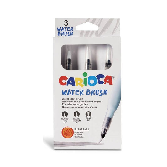 Pincel Carioca recargable estuche 3 unidades