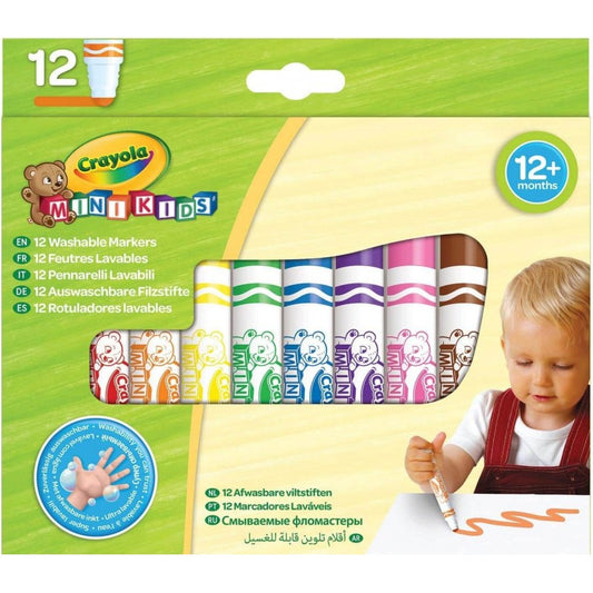 Rotulador Crayola Minikids 12 colores