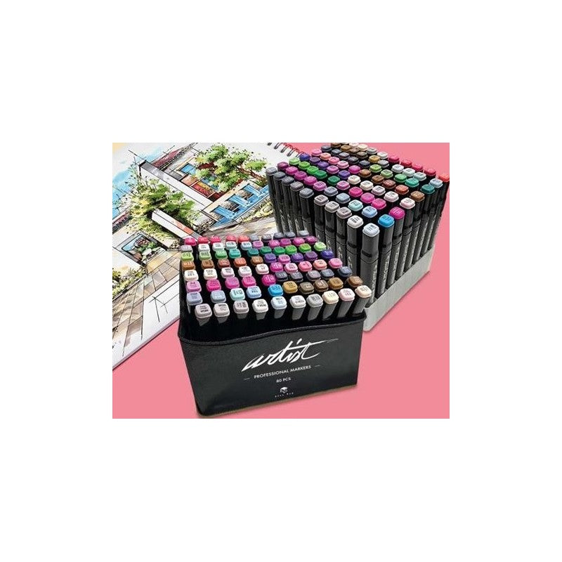 Rotulador doble punta 80 colores Gama Artist Luxury