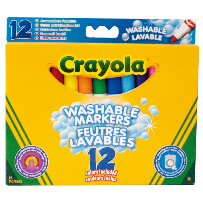 Rotuladores Crayola gruesos 12 colores