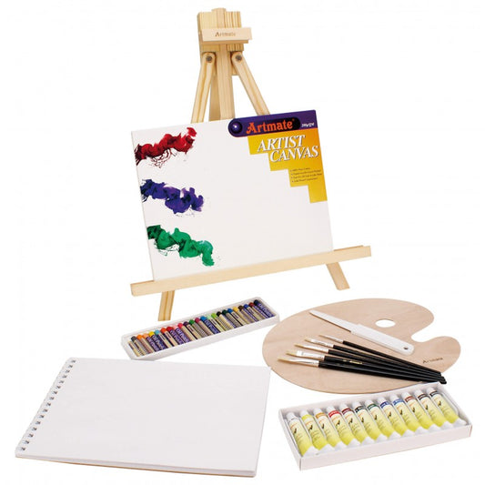 Set pintura Campus con caballete (46 componentes)